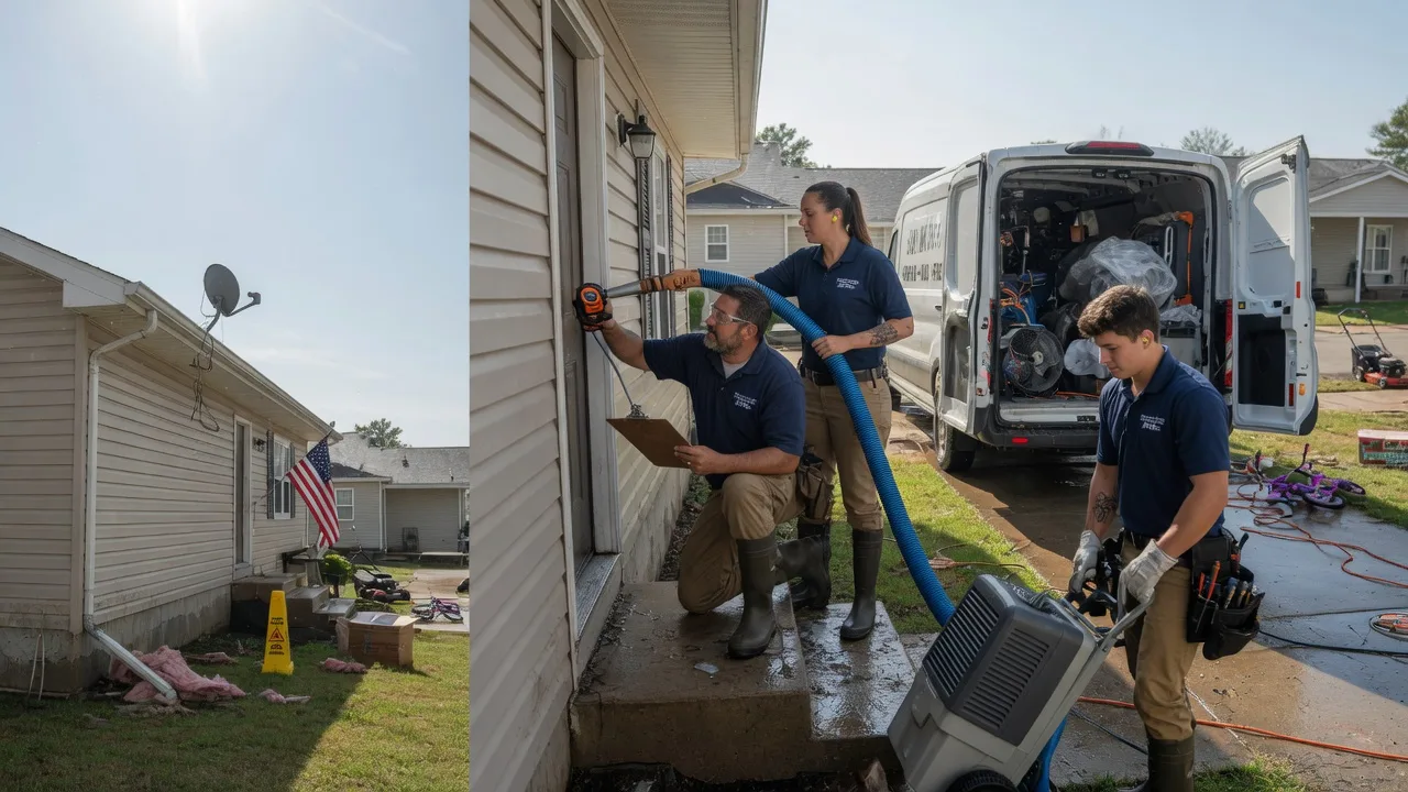 Ceiling Water Damage Restoration in Cross Lanes, WV near me